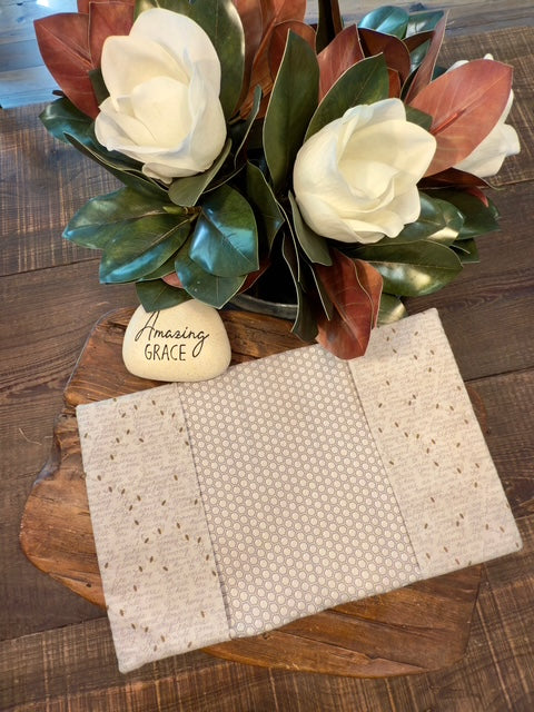 Silver and Honey Composition Notebook Cover