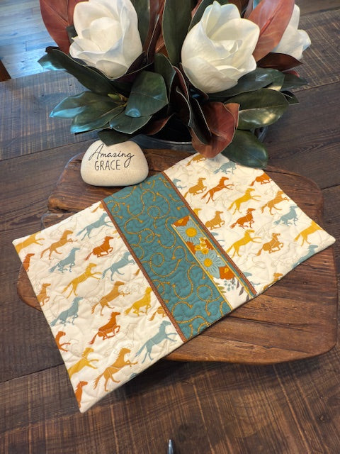 Horses on the Run- Composition Book Cover