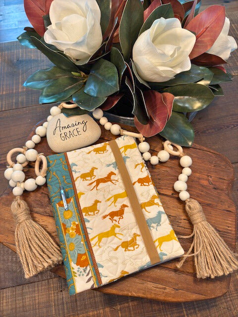 Horses on the Run- Composition Book Cover